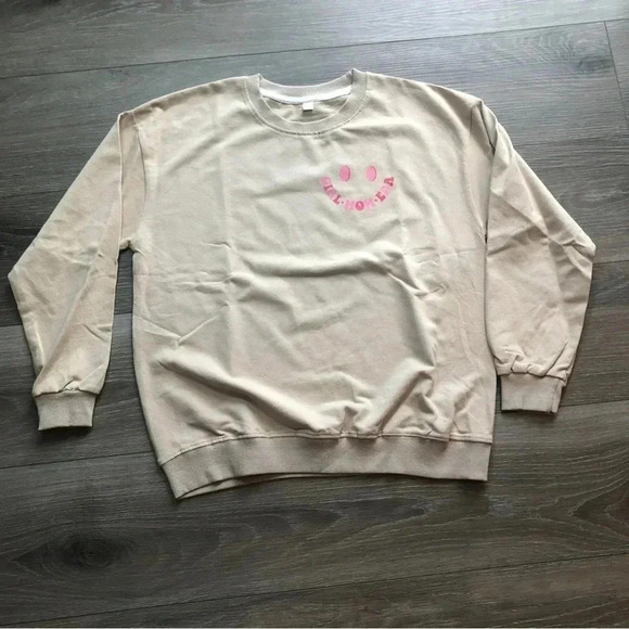 In My Girl Mom Era Tan Sweatshirt Size Small - Picture 2 of 5